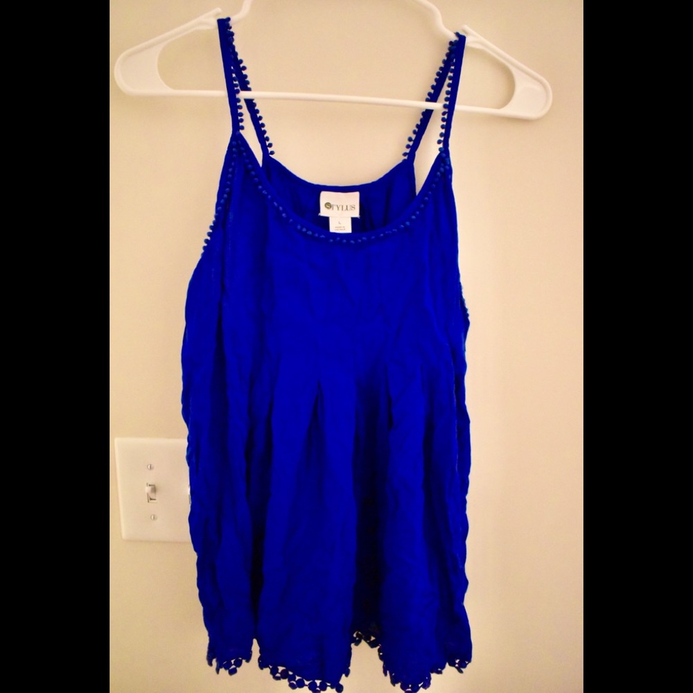 Royal Blue Blouse